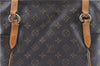 Auth Louis Vuitton Monogram Totally PM Shoulder Tote Bag M41016 Junk LV E4849