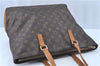 Authentic Louis Vuitton Monogram Cabas Mezzo Tote Bag M51151 LV E6016