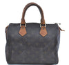 Authentic LOUIS VUITTON Monogram Speedy 25 Hand Bag M41528 LV E6101