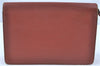 Auth Louis Vuitton Epi Pochette Sellier Dragonne Clutch Bag M52613 Brown E9510