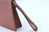 Auth Louis Vuitton Epi Pochette Sellier Dragonne Clutch Bag M52613 Brown E9510