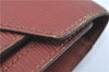 Auth Louis Vuitton Epi Pochette Sellier Dragonne Clutch Bag M52613 Brown E9510