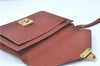 Auth Louis Vuitton Epi Pochette Sellier Dragonne Clutch Bag M52613 Brown E9510