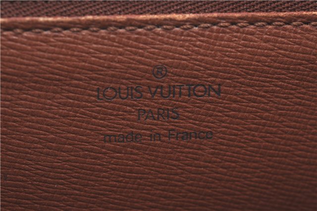 Auth Louis Vuitton Epi Pochette Sellier Dragonne Clutch Bag M52613 Brown E9510