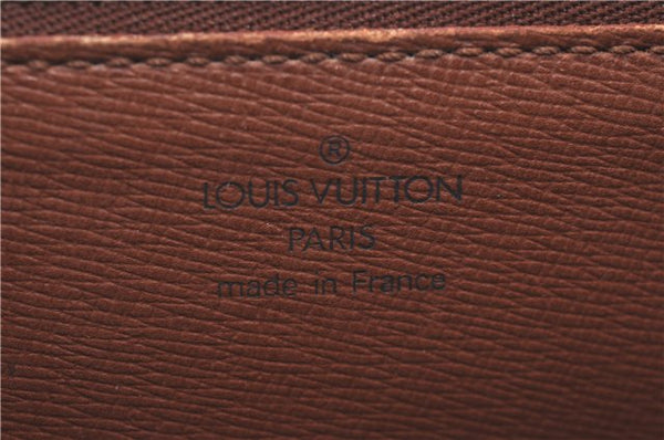 Auth Louis Vuitton Epi Pochette Sellier Dragonne Clutch Bag M52613 Brown E9510