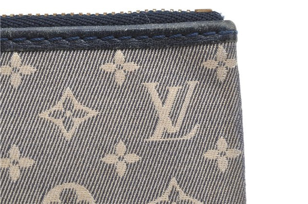 Auth Louis Vuitton Monogram Idylle Pochette Cles Coin Case Blue M62995 LV F5360