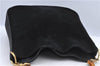 Authentic GUCCI Bamboo Shoulder Hand Bag Suede Leather Black Junk F5760