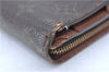 Authentic Louis Vuitton Monogram Compact Zip Bifold Wallet Purse M61667 LV F6757