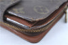 Authentic Louis Vuitton Monogram Compact Zip Bifold Wallet Purse M61667 LV F6757