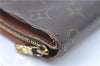 Authentic Louis Vuitton Monogram Compact Zip Bifold Wallet Purse M61667 LV F6757