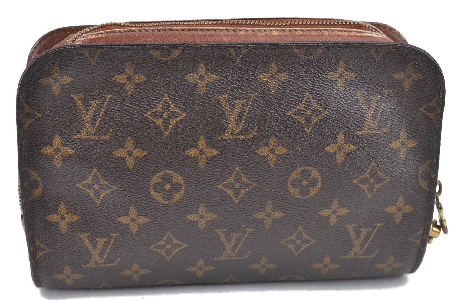 Authentic Louis Vuitton Monogram Orsay Clutch Hand Bag M51790 LV F7181