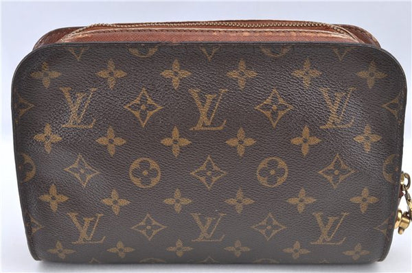 Authentic Louis Vuitton Monogram Orsay Clutch Hand Bag M51790 LV F7181