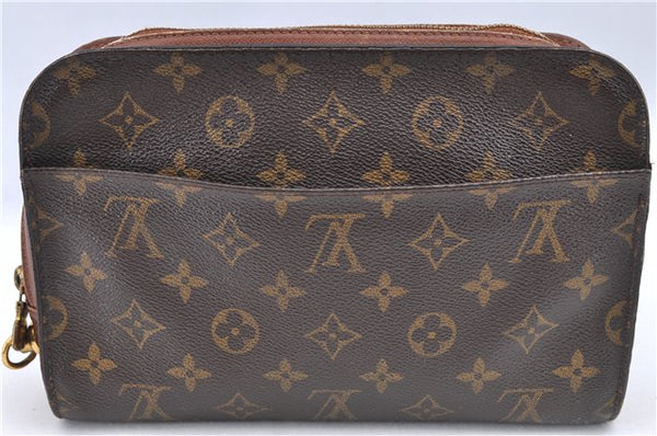 Authentic Louis Vuitton Monogram Orsay Clutch Hand Bag M51790 LV F7181