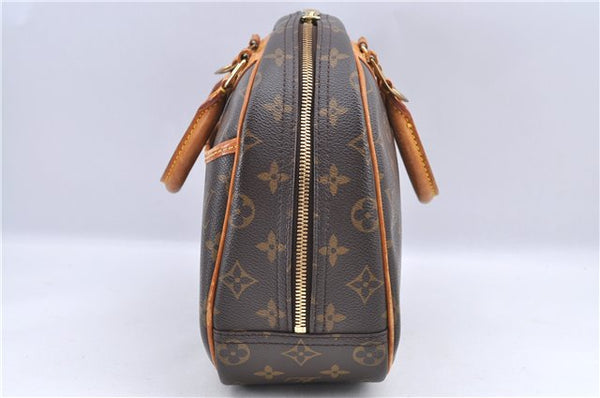 Authentic Louis Vuitton Monogram Trouville Hand Bag M42228 LV F9193