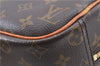 Authentic Louis Vuitton Monogram Trouville Hand Bag M42228 LV F9193