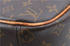 Authentic Louis Vuitton Monogram Trouville Hand Bag M42228 LV F9193