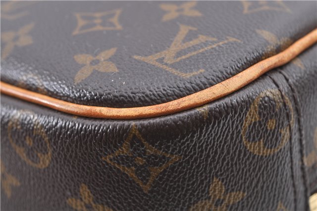 Authentic Louis Vuitton Monogram Trouville Hand Bag M42228 LV F9193