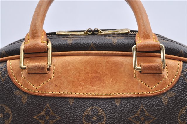 Authentic Louis Vuitton Monogram Trouville Hand Bag M42228 LV F9193