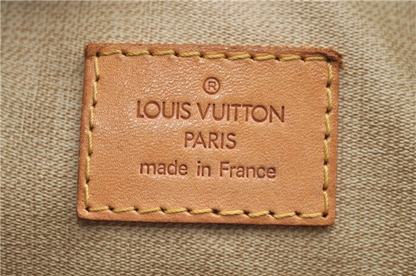 Authentic Louis Vuitton Monogram Trouville Hand Bag M42228 LV F9193