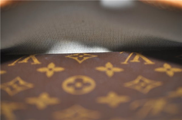 Authentic Louis Vuitton Monogram Trouville Hand Bag M42228 LV F9193