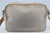 Authentic GUCCI Shoulder Cross Body Bag GG PVC Leather 211107 Ivory Beige F9729