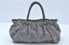 Authentic PRADA Nylon Leather 2Way Shoulder Hand Bag Purse Gray G0256