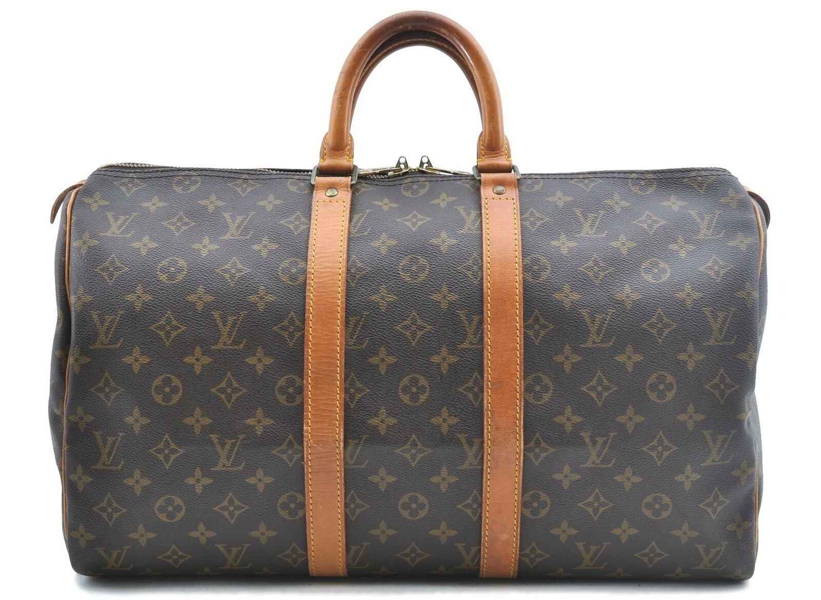 Authentic LOUIS VUITTON Monogram Keepall 45 Boston Bag M41428 LV G0820