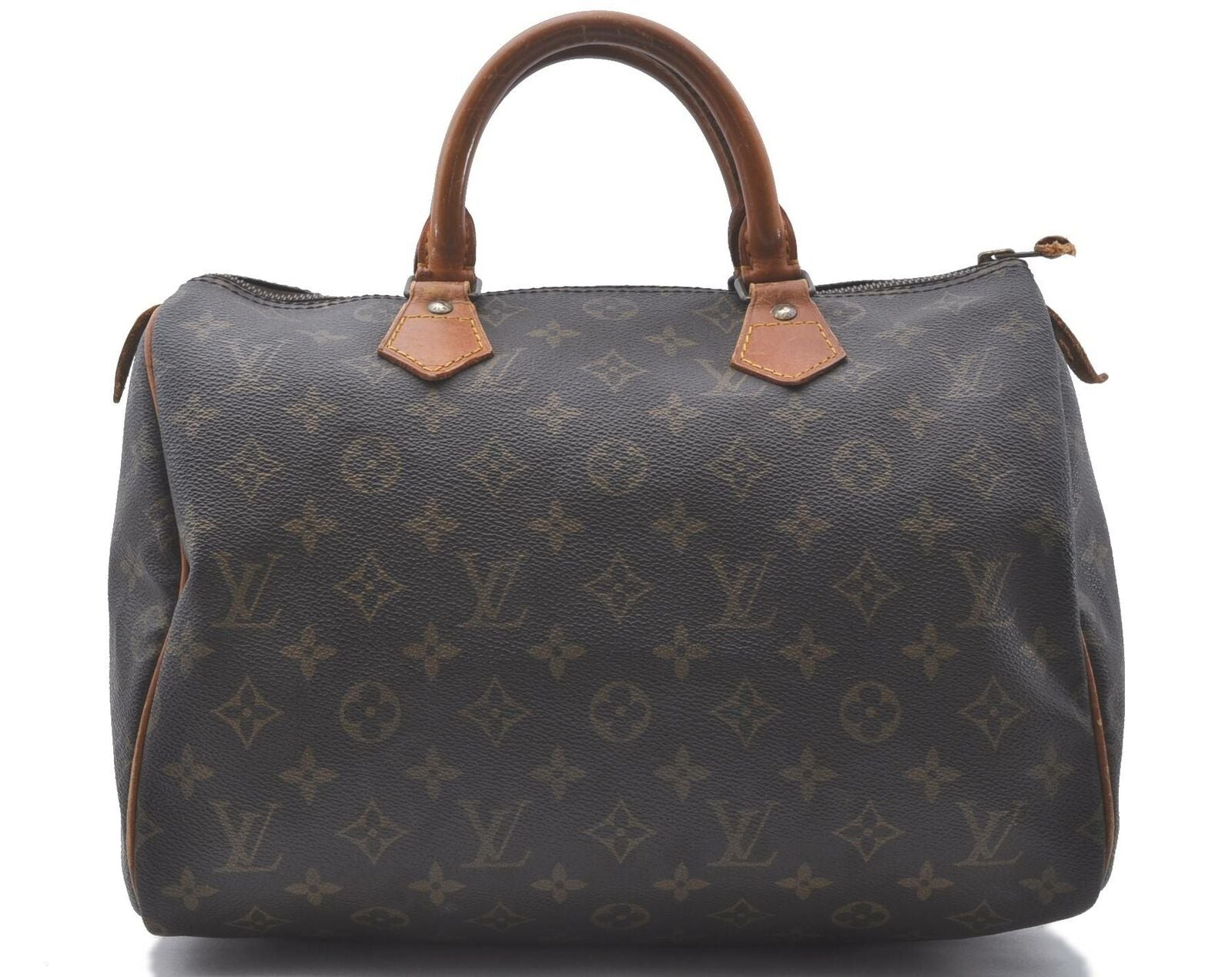 Authentic LOUIS VUITTON Monogram Speedy 30 Hand Bag M41526 LV G0858