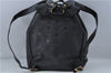 Authentic MCM PVC Leather Backpack Black G1224