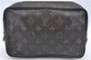 Auth Louis Vuitton Monogram Trousse Toilette 23 Clutch Hand Bag M47524 LV G1265