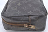 Auth Louis Vuitton Monogram Trousse Toilette 23 Clutch Hand Bag M47524 LV G1265