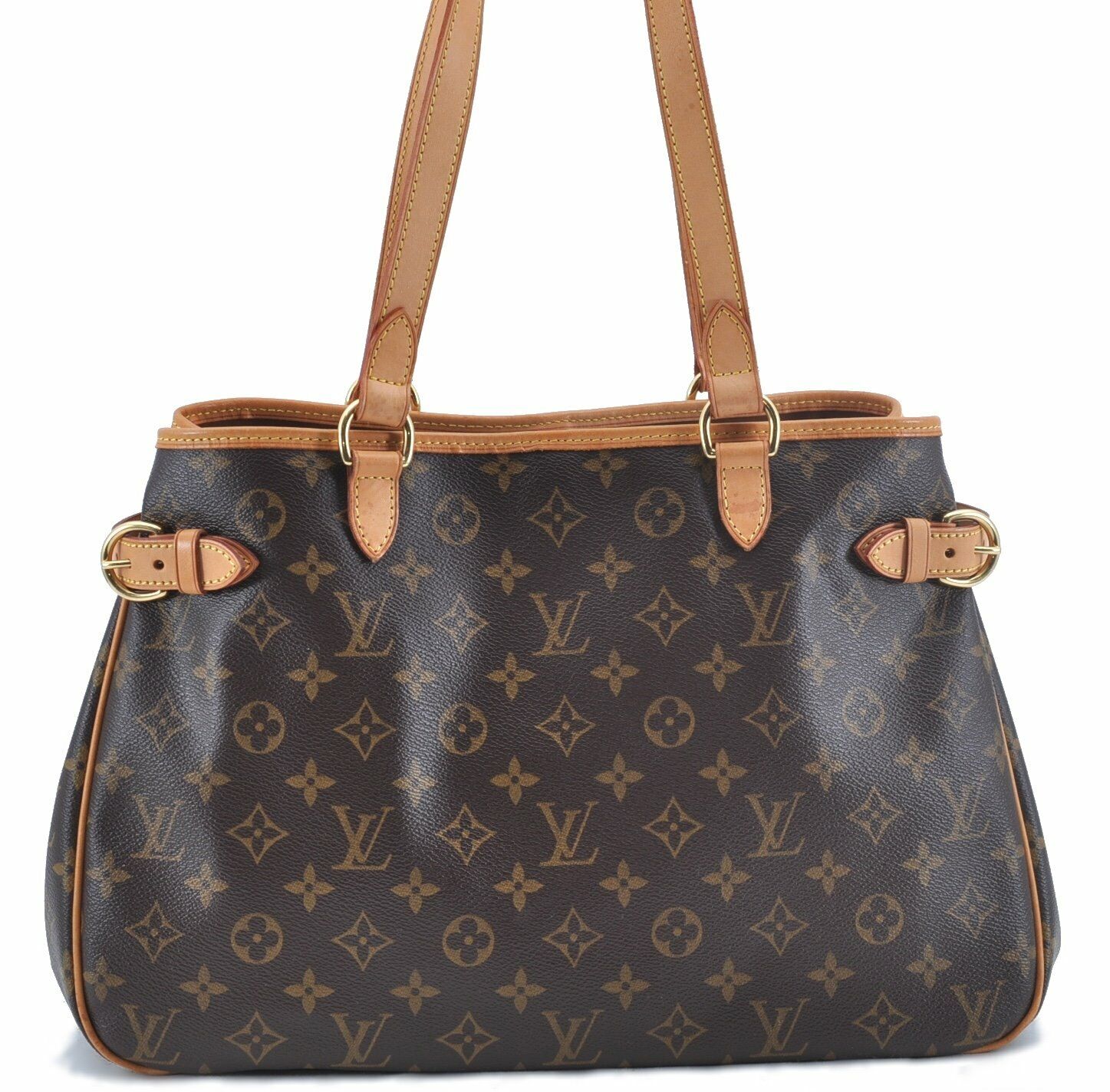 Authentic LOUIS VUITTON Monogram Batignolles Horizontal Tote Bag M51154 LV G1311