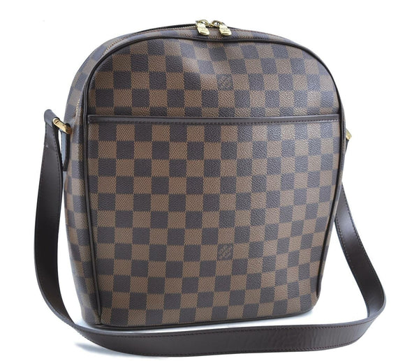 Authentic LOUIS VUITTON Damier Ipanema GM Shoulder Bag N51292 LV G1477