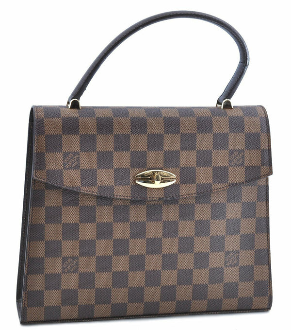 Authentic LOUIS VUITTON Damier Malesherbes Hand Bag N51379 LV G1479