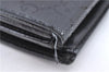 Authentic GUCCI GG Imprime Long Wallet Purse GG PVC Leather 212104 Black G1776
