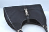 Authentic GUCCI Jackie Shoulder Hand Bag GG Canvas Leather 0021066 Black G1972