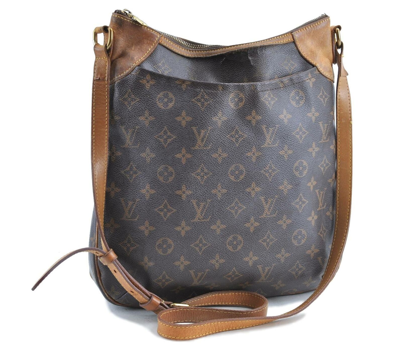 Auth LOUIS VUITTON Monogram Odeon MM Shoulder Cross Body Bag M56389 LV G2079