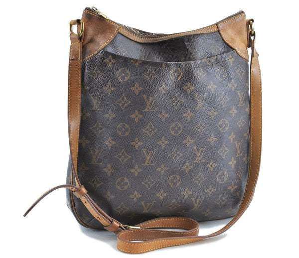 Auth LOUIS VUITTON Monogram Odeon MM Shoulder Cross Body Bag M56389 LV G2079