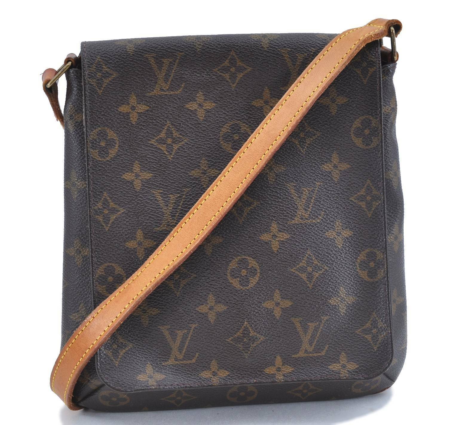 Authentic LOUIS VUITTON Monogram Musette Salsa Shoulder Bag M51258 LV G2087