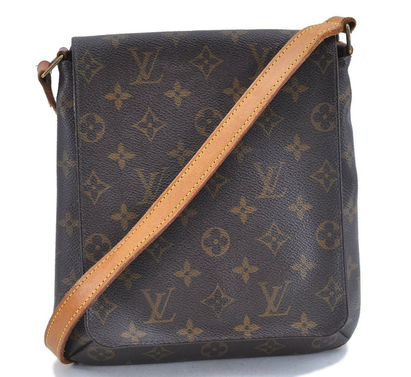 Authentic LOUIS VUITTON Monogram Musette Salsa Shoulder Bag M51258 LV G2087