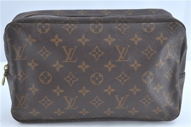 Auth Louis Vuitton Monogram Trousse Toilette 28 Clutch Bag M47522 Junk G2099