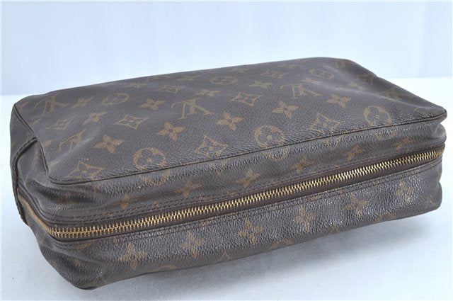 Auth Louis Vuitton Monogram Trousse Toilette 28 Clutch Bag M47522 Junk G2099