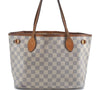 Authentic Louis Vuitton Damier Azur Neverfull PM Tote Bag N51110 LV G2571