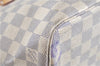 Authentic Louis Vuitton Damier Azur Neverfull PM Tote Bag N51110 LV G2571