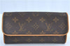 Authentic Louis Vuitton Monogram Pochette Twin PM Shoulder Bag M51854 LV G3507