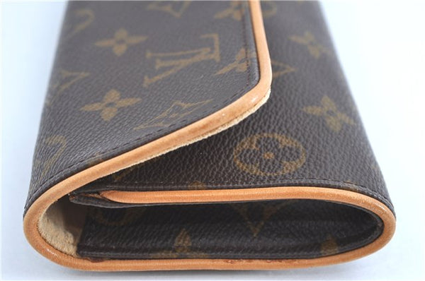 Authentic Louis Vuitton Monogram Pochette Twin PM Shoulder Bag M51854 LV G3507