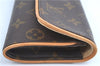 Authentic Louis Vuitton Monogram Pochette Twin PM Shoulder Bag M51854 LV G3507