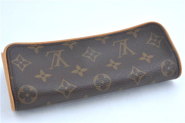 Authentic Louis Vuitton Monogram Pochette Twin PM Shoulder Bag M51854 LV G3507