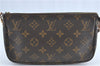 Authentic Louis Vuitton Monogram Pochette Accessoires Pouch M51980 Junk G3509