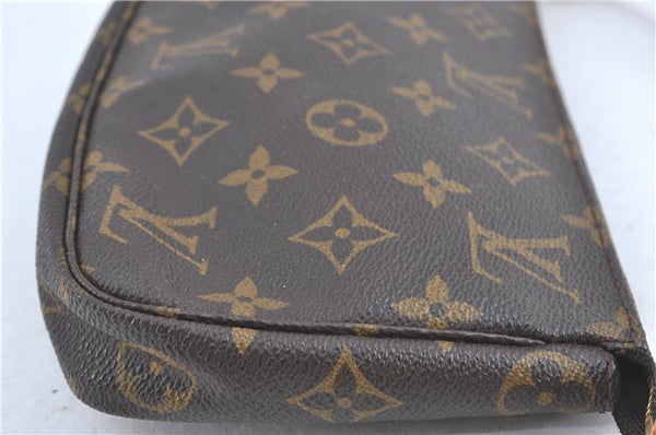 Authentic Louis Vuitton Monogram Pochette Accessoires Pouch M51980 Junk G3509